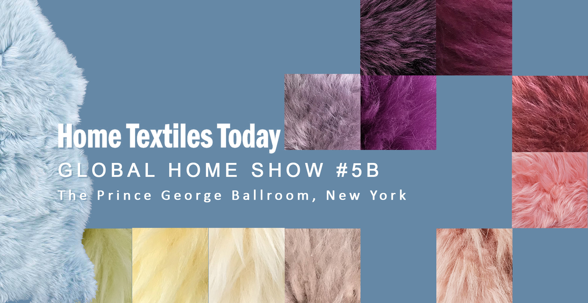 Sheepskins for textiles on HTT tradeshow 2019